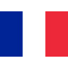 The flag of France.