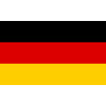 The flag of Germany.