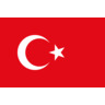 The flag of Türkiye.
